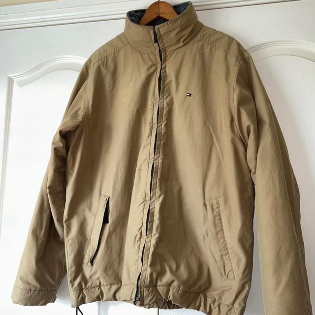 Tommy Hilfiger Men's Jacket - Tan/Cream - M on Productcaster.