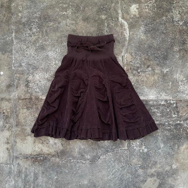 Vintage Women's Midi Skirt - Brown - S on Productcaster.