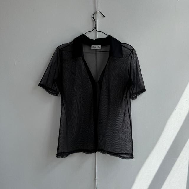 Vintage Women's Blouse - Black - One size on Productcaster.