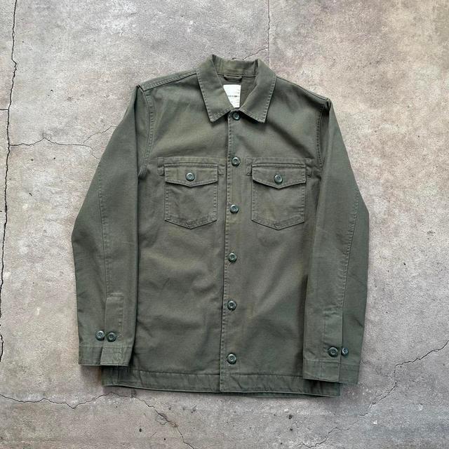 Wood Wood Men's Duster Jacket - Green/Khaki - M on Productcaster.