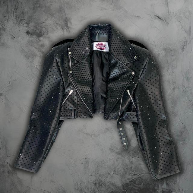 Men's Jacket - Black/Silver - One size on Productcaster.