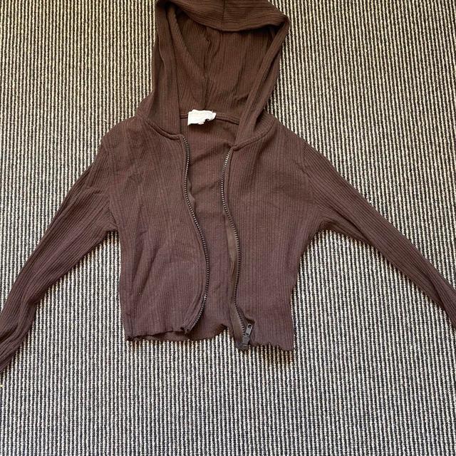 Pull&Bear Women's Hoodie - Brown - S on Productcaster.