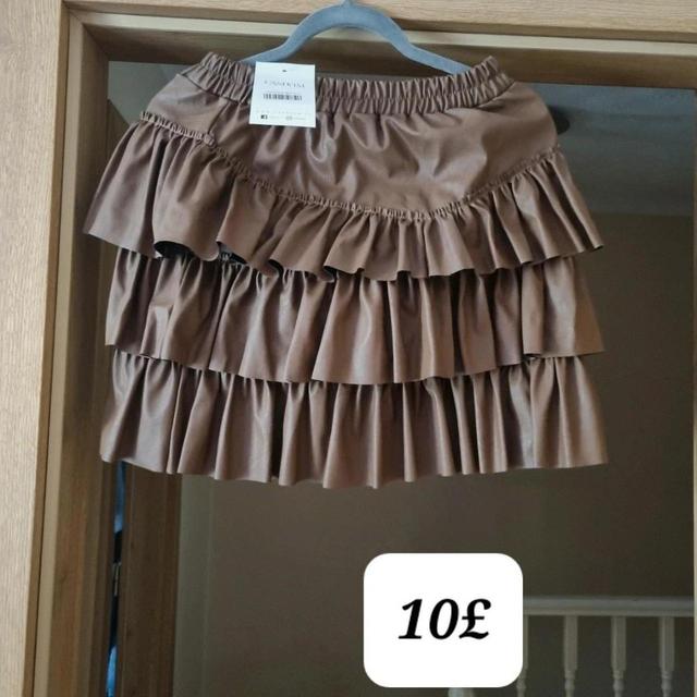 Women's Mini Skirt - Brown - UK 10 on Productcaster.