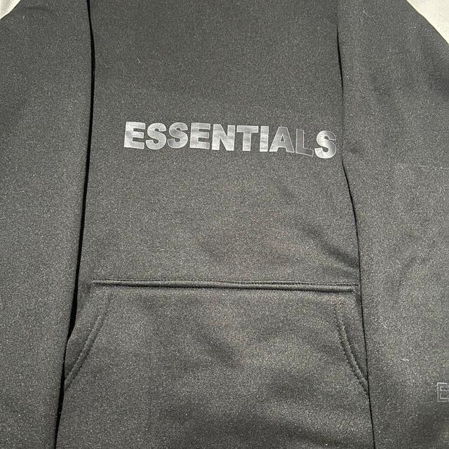 Essentials Women's Hoodie - Black/White - M on Productcaster.