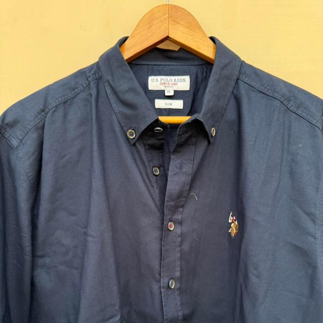 U.S. Polo Assn. Men's Shirt - Blue/Navy - XL on Productcaster.