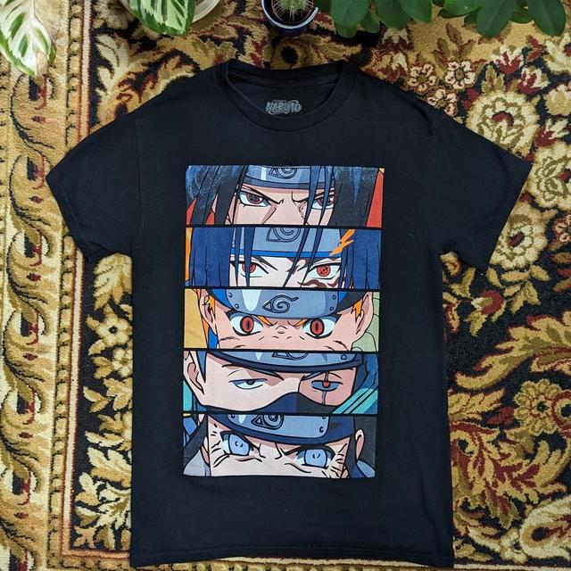 Fruit of the Loom Men's T-shirt - Black/Multi - S on Productcaster.