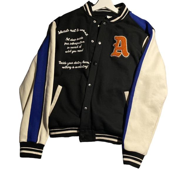 Zara Men's Varsity Jacket - Black - S on Productcaster.