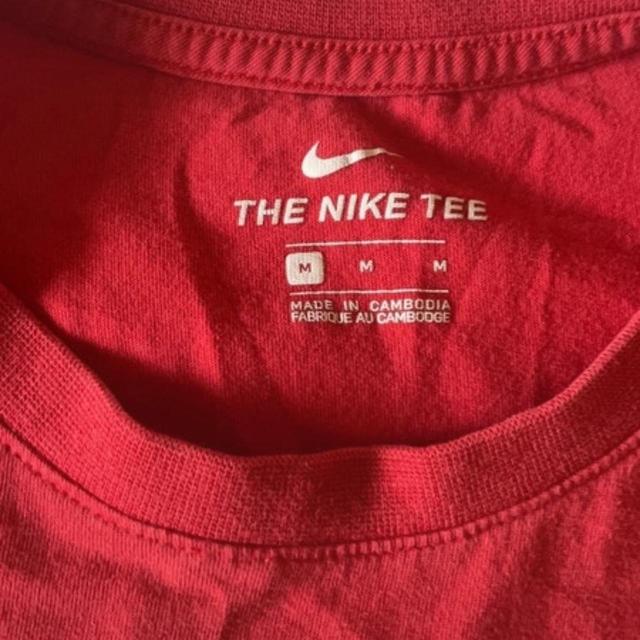 Nike Men's T-shirt - Red - M on Productcaster.