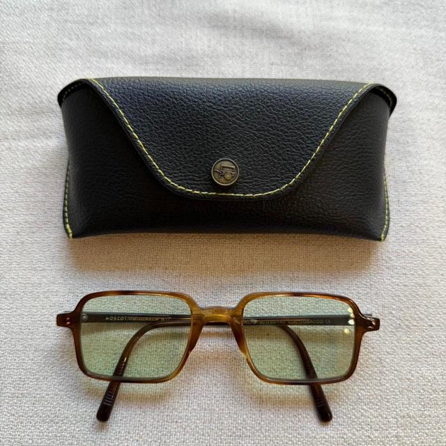 Moscot Women's Square Sunglasses - Brown/Green on Productcaster.