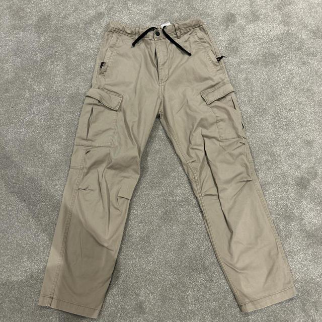 H&M Men's Cargo Trousers - Tan - M on Productcaster.