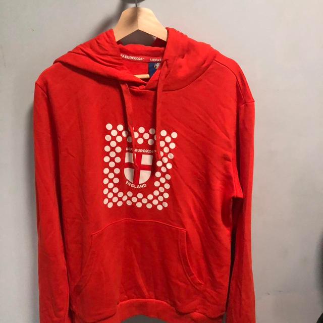 Men's Hoodie - Red - M on Productcaster.