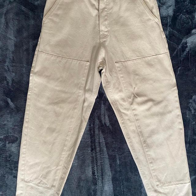 Bershka Men's Jeans - Cream - 34" on Productcaster.