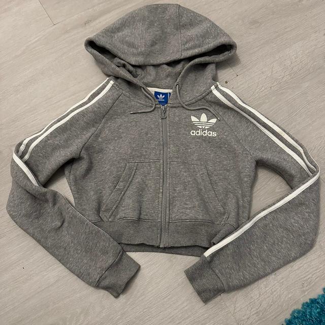 Adidas Women's Hoodie - Grey - 4 on Productcaster.