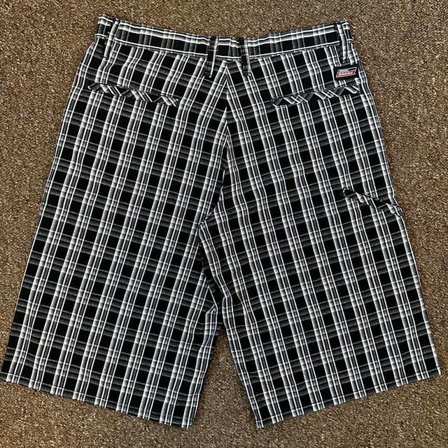 Dickies Men's Shorts - Black/White - 28" on Productcaster.