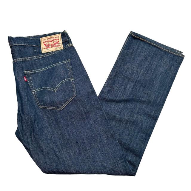 Levi's Men's Straight leg Jeans - Blue/Navy - 36" on Productcaster.