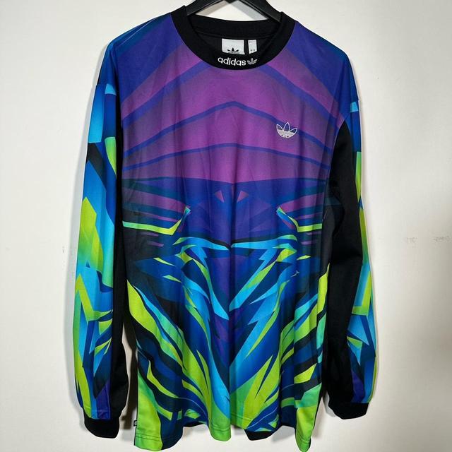 Adidas Men's Shirt - Multi/Blue - L on Productcaster.