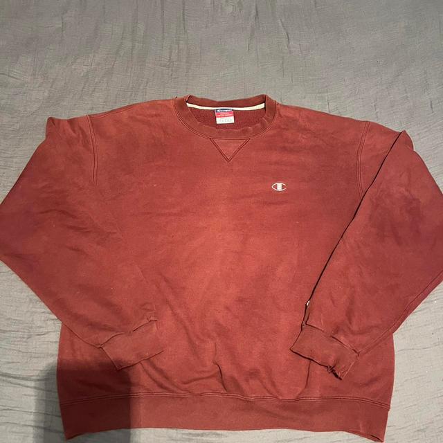 Champion Women's Sweatshirt - Burgundy - L on Productcaster.