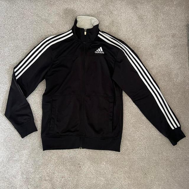 Adidas Women's Jacket - Black/White - S on Productcaster.