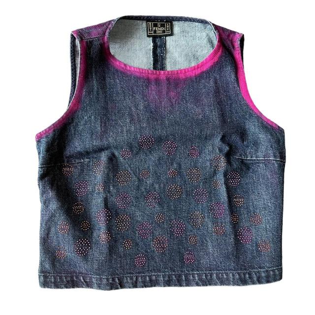 Fendi Women's Vest - Pink - S on Productcaster.