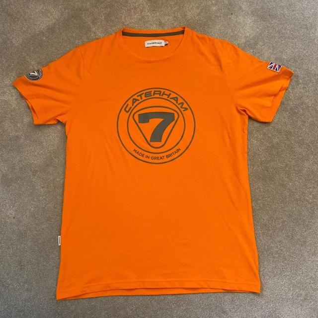 Preloved Men's T-shirt - Orange - L on Productcaster.