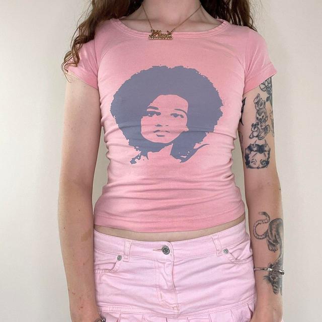 Vintage Women's Shirt - Pink - S on Productcaster.