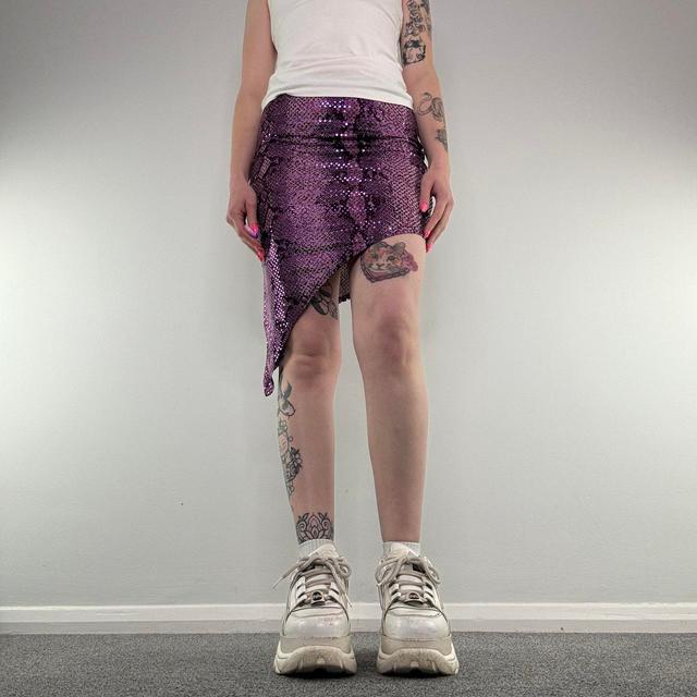 Vintage Women's Skirt - Purple - S on Productcaster.