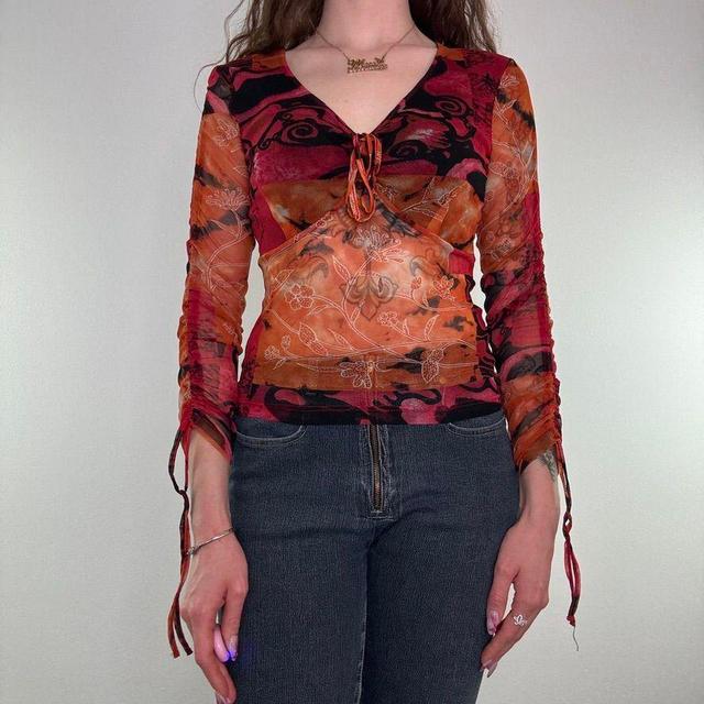 Vintage Women's Shirt - Orange - S on Productcaster.