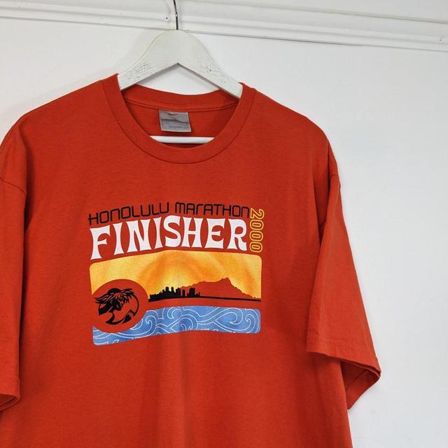 Nike Men's T-shirt - Orange - L on Productcaster.