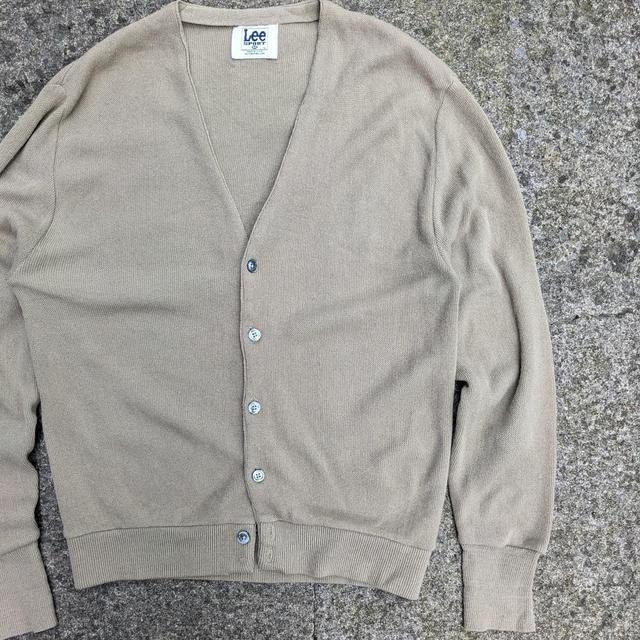 Lee Men's Cardigan - Tan - M on Productcaster.