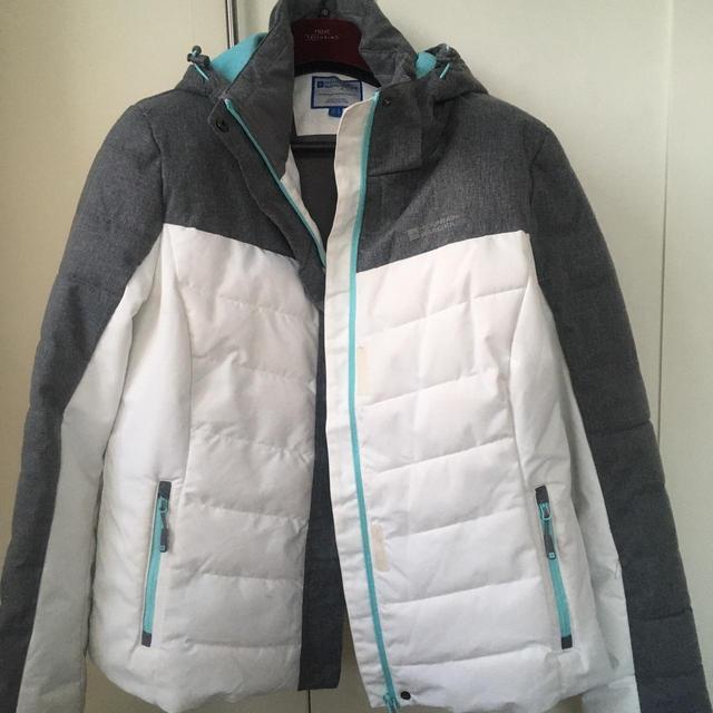 Mountain Warehouse Women's Puffer Jacket - White/Grey - UK 18 on Productcaster.