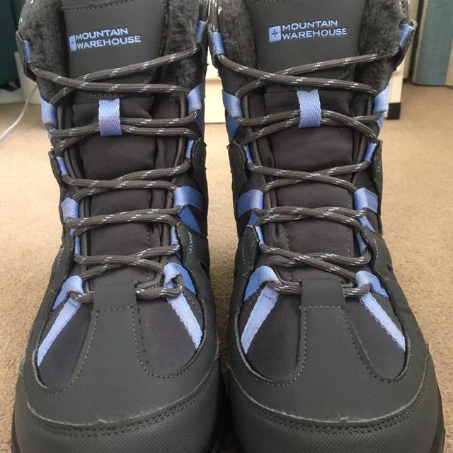 Mountain Warehouse Men's Lace up Boots - Grey/Blue - UK 7 on Productcaster.