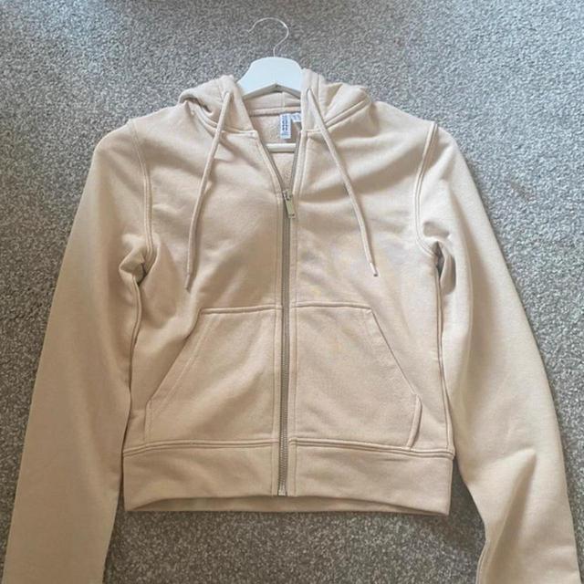 H&M Women's Hoodie - Cream/Tan - 6 on Productcaster.