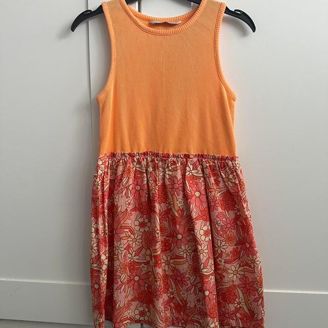 George Kids' Midi Dress - Orange on Productcaster.