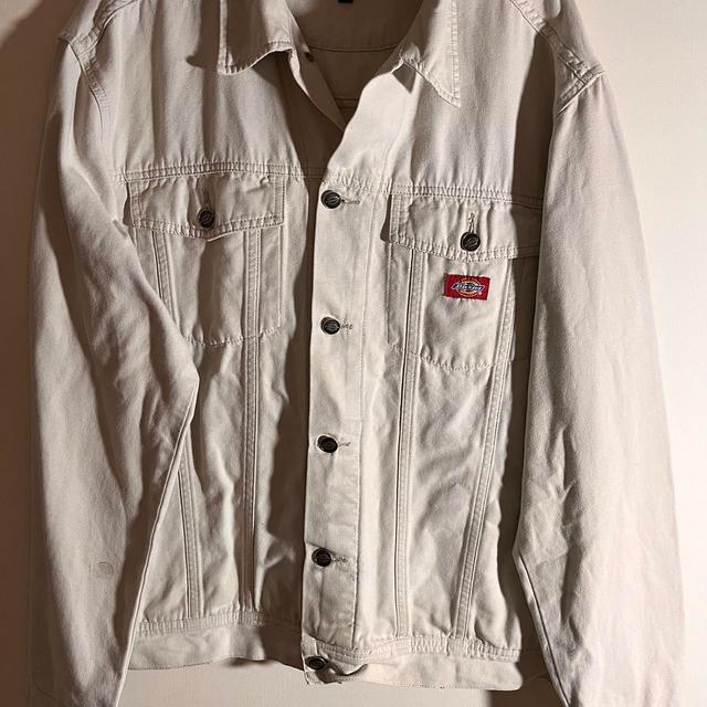 Dickies Men's Jacket - Cream - L on Productcaster.