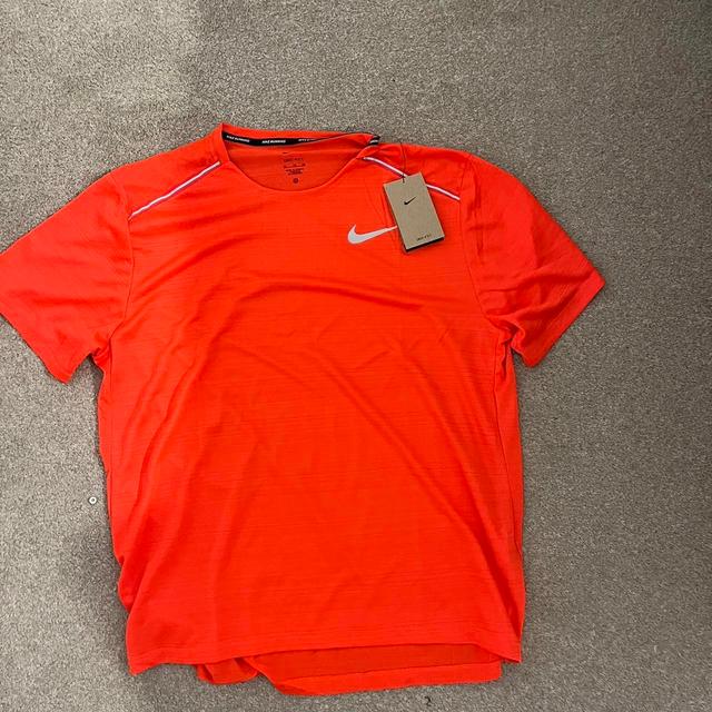 Nike Men's T-shirt - Orange - L on Productcaster.