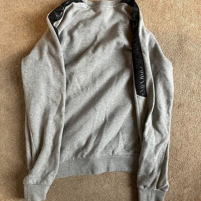 Emporio Armani Men's Sweatshirt - Grey - S on Productcaster.