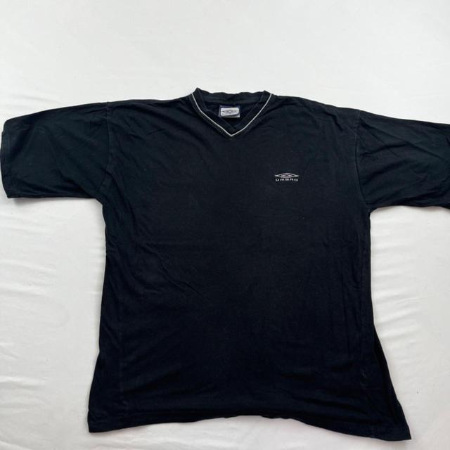 Umbro Men's T-shirt - Black/White - XL on Productcaster.