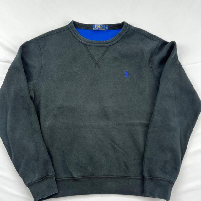 Polo Ralph Lauren Men's Sweatshirt - Black/Blue - S on Productcaster.