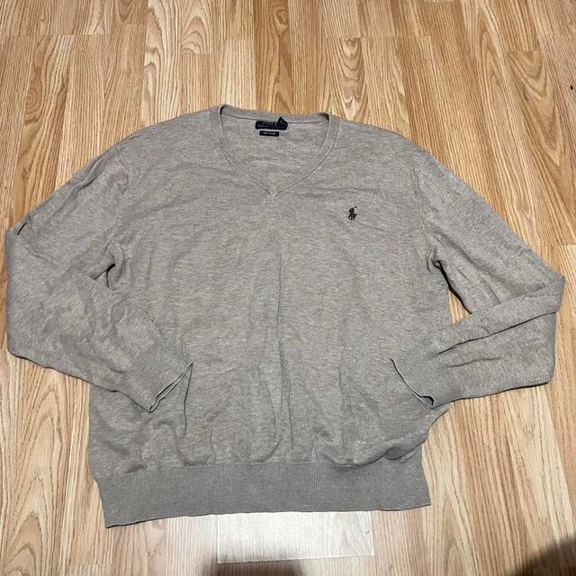 Ralph Lauren Men's Sweatshirt - Tan/Cream - L on Productcaster.