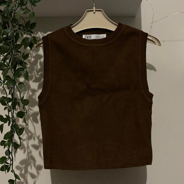 Zara Women's Vest - Brown - S on Productcaster.