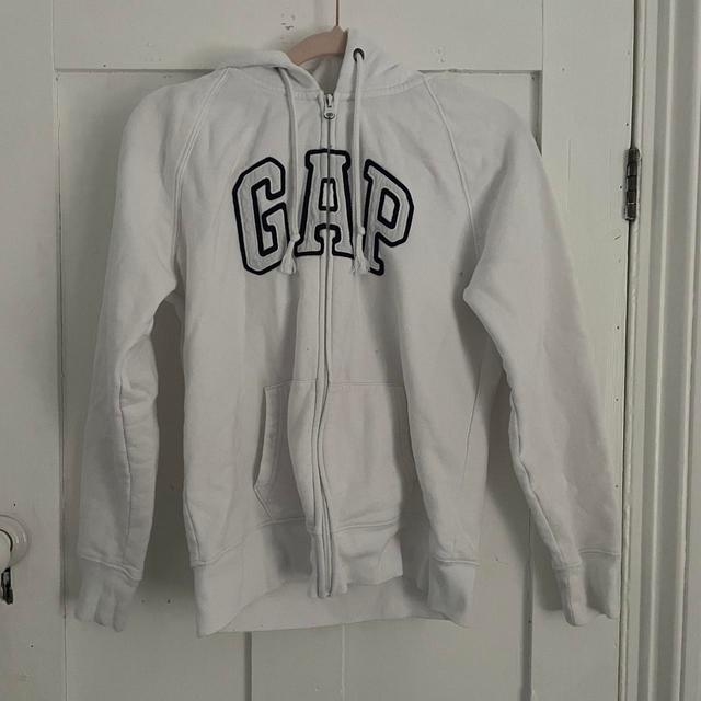 Gap Women's Sweatshirt - White - L on Productcaster.