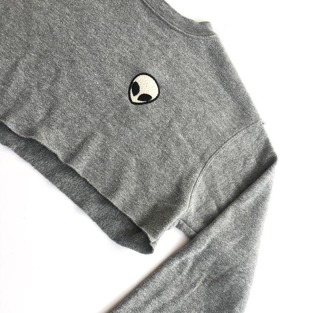 Brandy Melville Women's Sweatshirt - Grey - S on Productcaster.