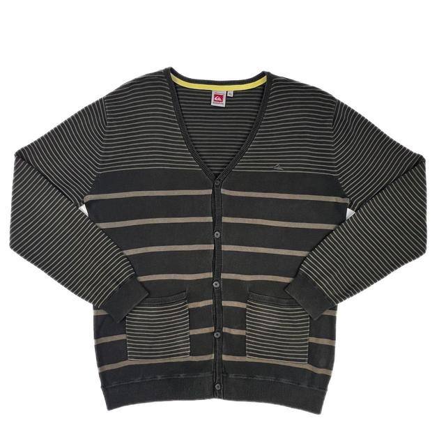 Quiksilver Men's Cardigan - Black/Multi - XL on Productcaster.