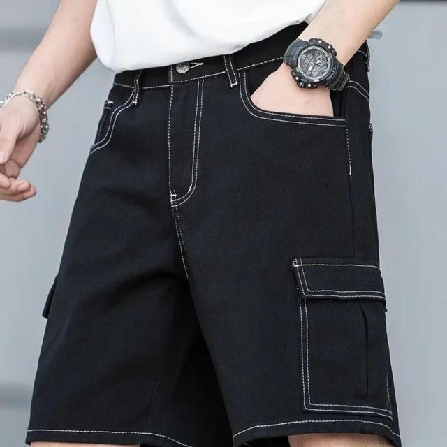 Denim & Co. Men's Shorts - Black - L on Productcaster.