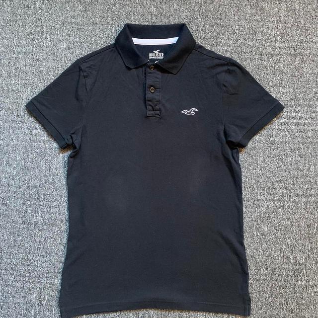 Hollister Co. Men's Polo shirt - Black - S on Productcaster.