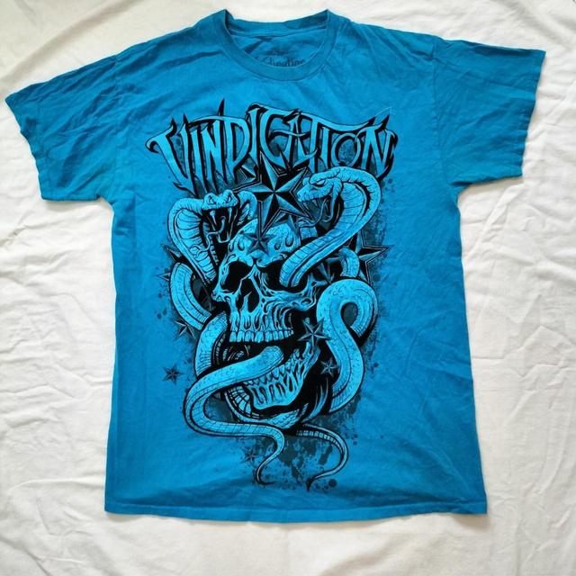 Vintage Men's T-shirt - Blue - M on Productcaster.