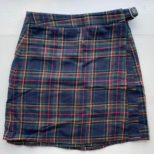 Brandy Melville Women's Mini Skirt - Multi/Navy - S on Productcaster.