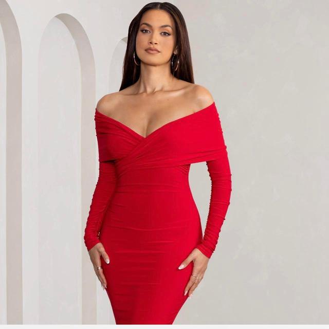 Club L Women's Bodycon Dress - Red - 20 on Productcaster.