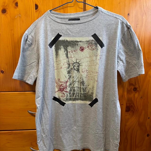 Preloved Men's T-shirt - Grey - M on Productcaster.