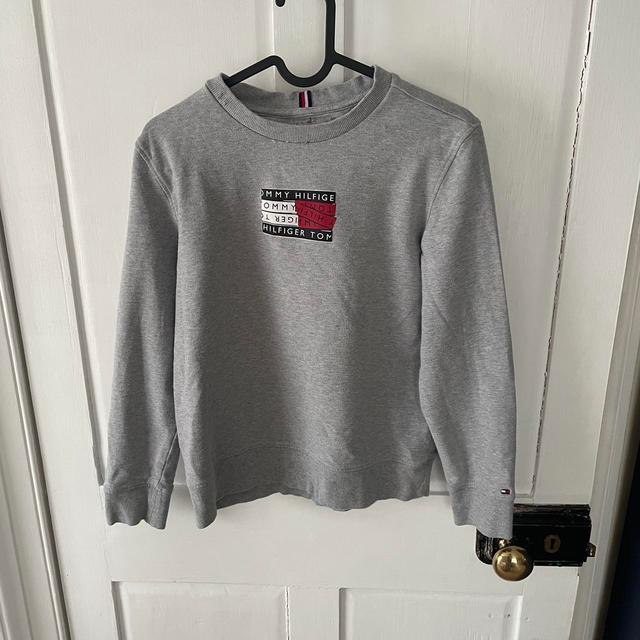 Tommy Hilfiger Kids' Sweatshirt - Grey - 12 years on Productcaster.